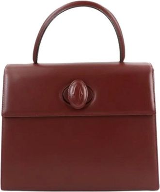 Cartier Pre-owned Handbags, female, Red, Size: ONE SIZE Pre-owned Vintage Handbag