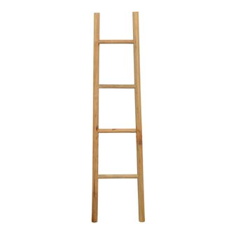Biscottini International Biscottini Escalera Para Toallas De Ba&ntilde;o - Escalera De Madera Para Colgar Toallas - Toallero Decorativo De Pared
