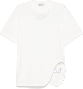 The Attico White Crewneck Logo T-Shirt