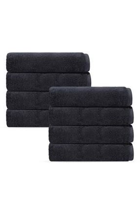 Brooks Brothers Puresoft Set of 8 Turkish Cotton Washcloths in Anthracite at Nordstrom Rack, Size One Size Oz