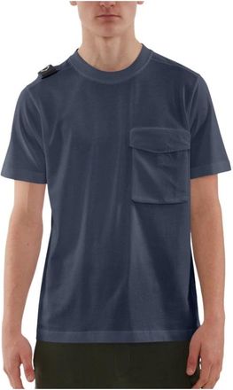 Mastrum Cargo Pocket T-Shirt Mas 8388 - Heren - T-shirts - Blauw - S - Katoen - Tops