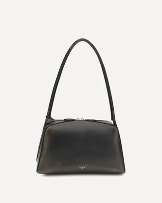 Alaia Borsa a Spalla Le Bouledogue in pelle invecchiata Woman UNI