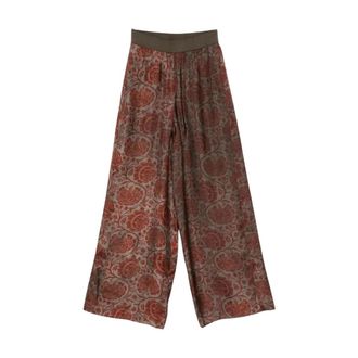 Uma Wang Pansy Wijde Broek - Dames - Wijde Broeken - Veelkleurig - M - Broeken