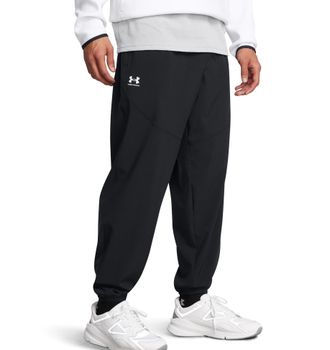 Under Armour Trainingshose UNDER ARMOUR UA VIBE WOVEN JOGGER, Herren, Gr. XXL, N-Gr, schwarz,, wei&szlig;, Obermaterial: 87% Polyester, 13% Elasthan, Hosen Trainingshose
