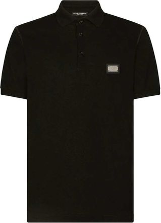 Dolce & Gabbana Polo Shirt With Appliqu&eacute;