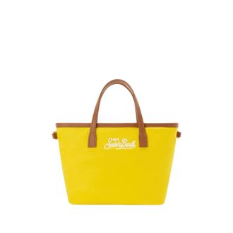 MC2 Saint Barth City Bag Mini Nylon - female - MC2 Saint Barth - Shopping Bags - Yellow - ONE SIZE - Bags