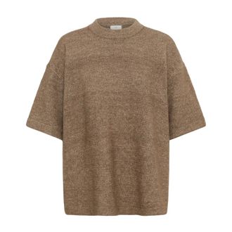 Kaffe Maglia Girocollo - - Knitwear - Donna - Marrone - L