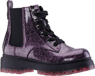 Nina Womens Colette Boots In Black-Pink Glitter