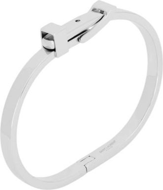 Saint Laurent Metal Buckle Bracelet, Size L