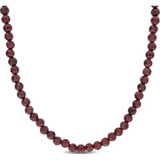 Delmar Fancy Cut Beaded Necklace in Red at Nordstrom Rack