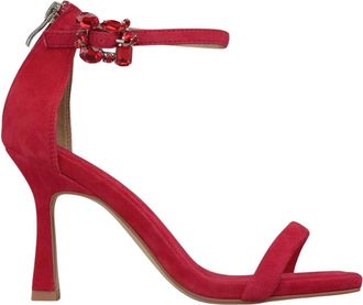 Alma En Pena Alma EN Pena, Schoenen, Dames, Rood, 37 EU, Sandaal met juweelgesp