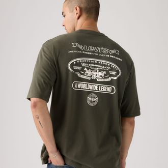 Levi's Half Sleeve Graphic Pocket Tee - Mens - 2XL - Green