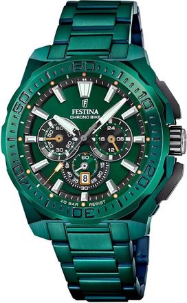Festina Chrono Bike Special Edition - Heren - Horloges - Groen - ONE Size - Accessoires