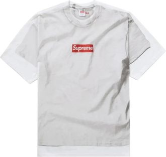 SUPREME Witte Box Logo T-shirt - Heren - T-shirts - Wit - S - Tops