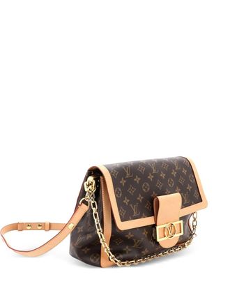 Louis Vuitton Dauphine Soft Monogram Canvas GM shoulder bag - Marrone
