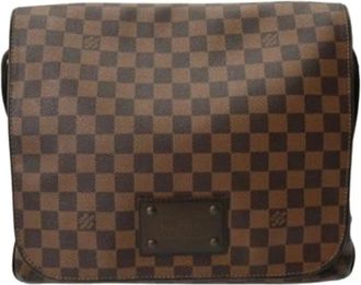 Louis Vuitton Pre-owned Cross Body Bags, male, Brown, Size: ONE SIZE Pre-owned Canvas Cross Body Bag