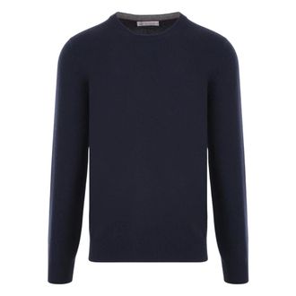 Brunello Cucinelli Maglione in cashmere - - Knitwear - Uomo - Blu - S