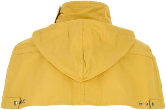 Prada Mens Yellow Nylon Cape Giallo Sciarpe E Foulard Scarfs