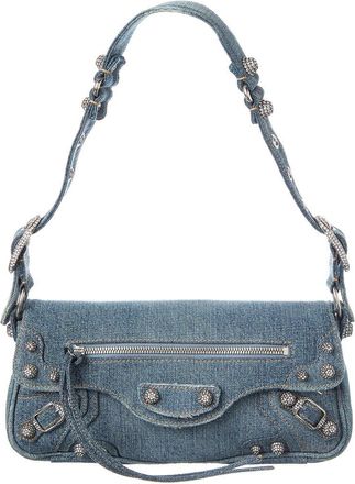 Balenciaga Le Cago Small Denim Sling Bag
