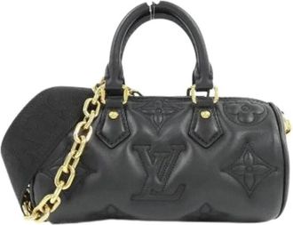 Louis Vuitton Pre-owned Mini Shoulder Bag - Dames - Vintage Mini Tas - Zwart - ONE Size - Leer - Vintage