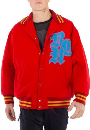 Kolor Beacon Mens Red Stadium Varsity Blouson Jacket