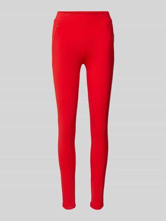 LeGer By Lena Gercke Super Skinny Fit Leggings mit Rei&szlig;verschlusstaschen in Hellrot, Gr&ouml;&szlig;e 38