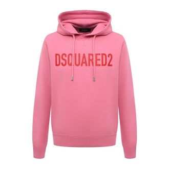Dsquared2 Hoodies, male, Pink, Size: S Felpa