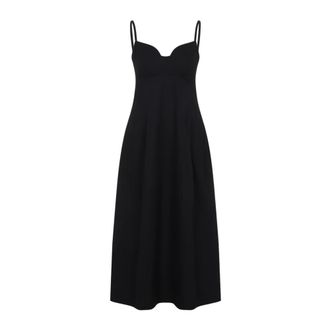 Co Midi Dresses, female, Black, Size: XS Bustier Midi Dress