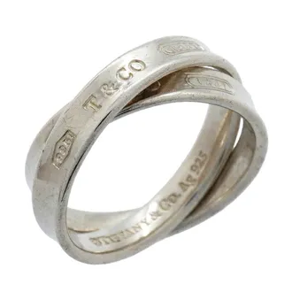 Tiffany & Co. Silver 925 Band Ring (Pre-Owned)