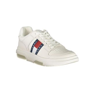 Tommy Hilfiger Logo-Stripe Sneaker - White