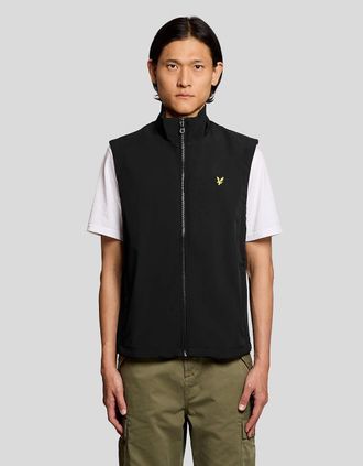 Lyle & Scott Lyle And Scott Mens Mesh-Back Softshell Gilet - Size: 38/Regular