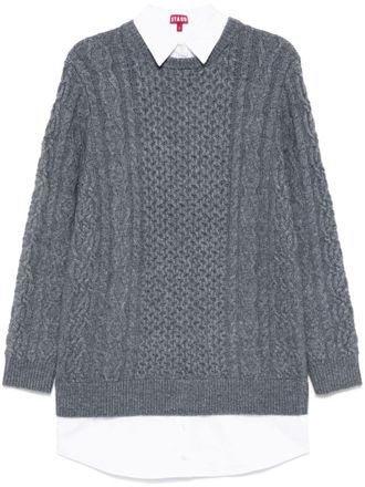 Staud Abito corto Aldrin - Grigio