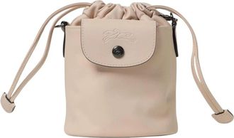 Longchamp Leren tas met handvat - Dames - Schoudertassen - Beige - ONE Size - Leer - Tassen