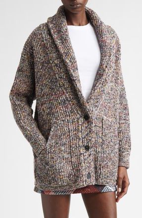 Missoni Oversize Wool Blend in Multicolor Yellow Red Black at Nordstrom, Size Medium