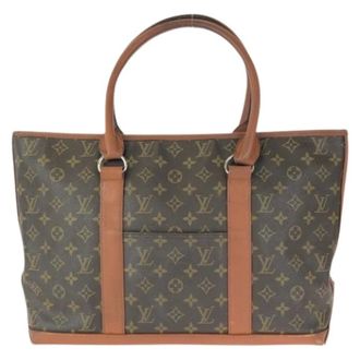 Louis Vuitton Pre-owned Tote Bags, female, Brown, Size: ONE SIZE Pre-owned Vintage Monogram Tote Bag