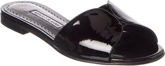Manolo Blahnik Houramu Patent Sandal