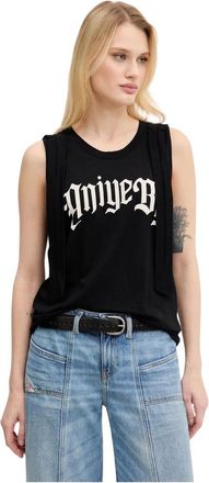 Aniye By Camiseta de Algod&oacute;n - Tops - Mujer - Negro - M