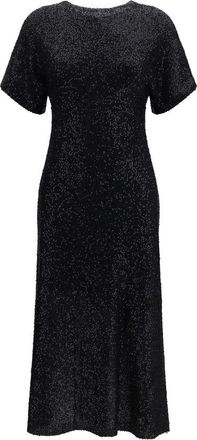 Brunello Cucinelli Black Linen Cocktail Womens Dress