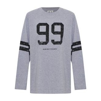 Baum Und Pferdgarten Mujer, Camisetas, Gris, Talla: S
