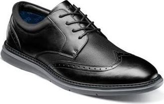 Nunn Bush Chase Wingtip Derby in Black at Nordstrom Rack, Size 10.5