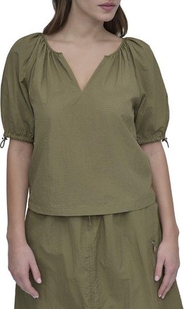 DKNY Dkny Bungee Sleeve Top