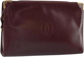 Cartier Pre-owned Clutches, female, Red, Size: ONE SIZE Pre-owned Vintage Clutch