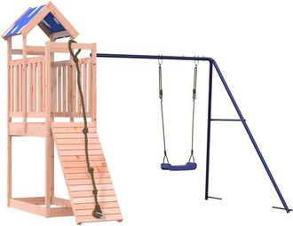 vidaXL Parque Infantil De Exterior Madera Maciza Douglas3156935 Vidaxl