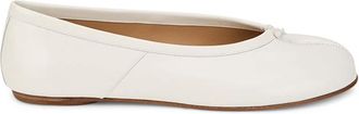 Maison Margiela White Leather Ballet Flats