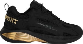Plein Sport Fitness, unisex, Zwart, 39 EU, Polyester, Pegasus Project Sneakers
