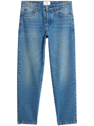 Ami mid-rise straight-leg jeans - men - Cotton - 33 - Blue