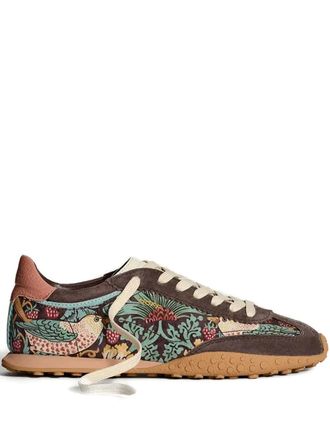 Hoff x Morris & Co. Sneakers Bridge a fiori - Marrone