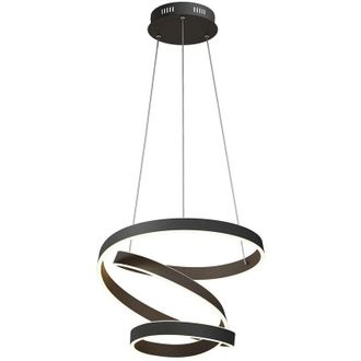 Lindby Lindby L&aacute;mpara Colgante olada En Negro De Aluminio