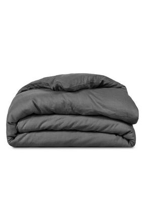 Sijo French Linen Duvet Cover in Storm at Nordstrom, Size Full