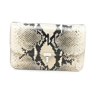 Toteme Bolso bandolera T-Lock con grabado de pit&oacute;n - Bags - Mujer - Beige - ONE SIZE